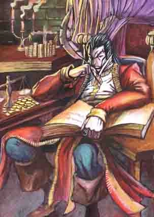 Ilustración de la baraja Vampiro v3 daimon